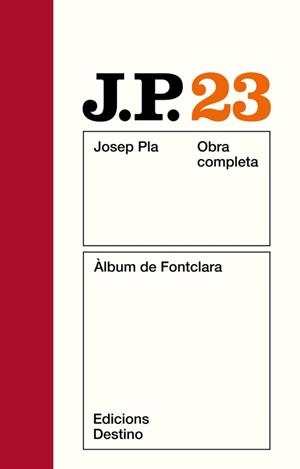 O.C.J.PLA 23 ALBUM DE FONTCLARA | 9788423316335 | Pla, Josep