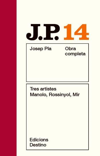 Tres artistes | 9788497101547 | Pla, Josep