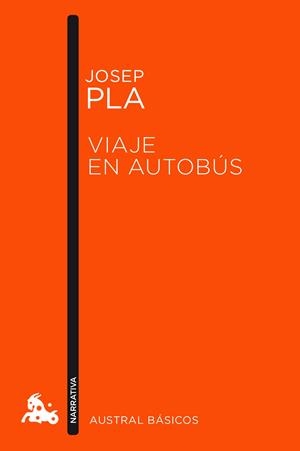 Viaje en autobús | 9788423349036 | Pla, Josep