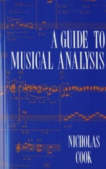 GUIDE TO MUSICAL ANALYSIS | 9780198165088 | NICHOLAS COOK