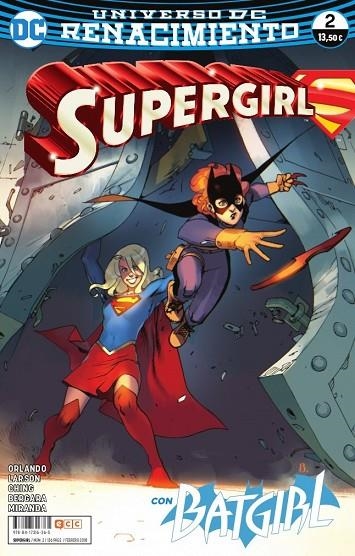 Supergirl núm. 02 (Renacimiento) | 9788417316365 | Orlando, Steve;Larson, Hope;Bergara, Matías