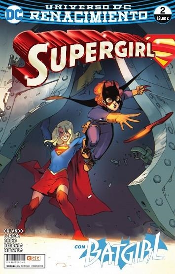 Supergirl núm. 02 (Renacimiento) | 9788417316365 | Orlando, Steve;Larson, Hope;Bergara, Matías