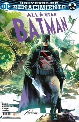 All-Star Batman núm. 15 (Renacimiento) | 9788417354183 | Snyder, Scott;Albuquerque, Rafael;Scavone, Rafael