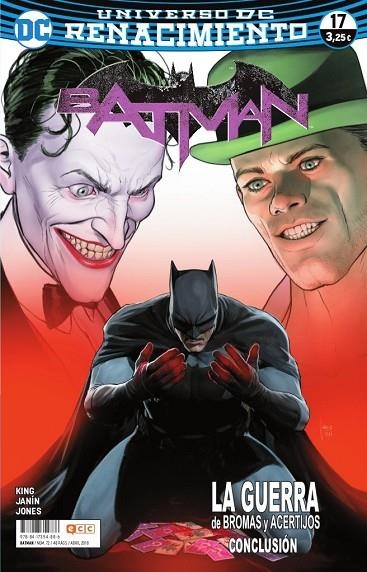 Batman núm. 72/17 (Renacimiento) | 9788417354886 | King, Tom