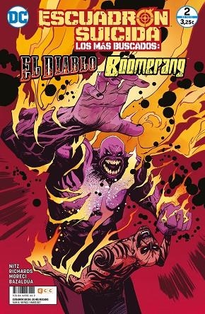 Escuadrón Suicida: El Diablo/Boomerang — Los más buscados núm. 8/ 2 | 9788416998449 | Moreci, Michael;Nitz, Jai