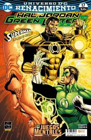 Green Lantern núm. 72/17 (Renacimiento) | 9788417354985 | Venditti, Robert