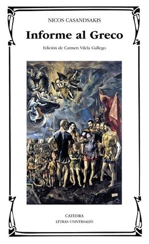 Informe al Greco | 9788437632650 | NICOS CASANDSAKIS