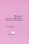 Mujeres para la historia | 9788496258327