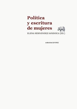 Política y escritura de mujeres | 9788415289593 | Varios Autores