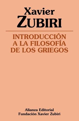 Introducción a la filosofía de los griegos | 9788491810162 | Zubiri, Xavier