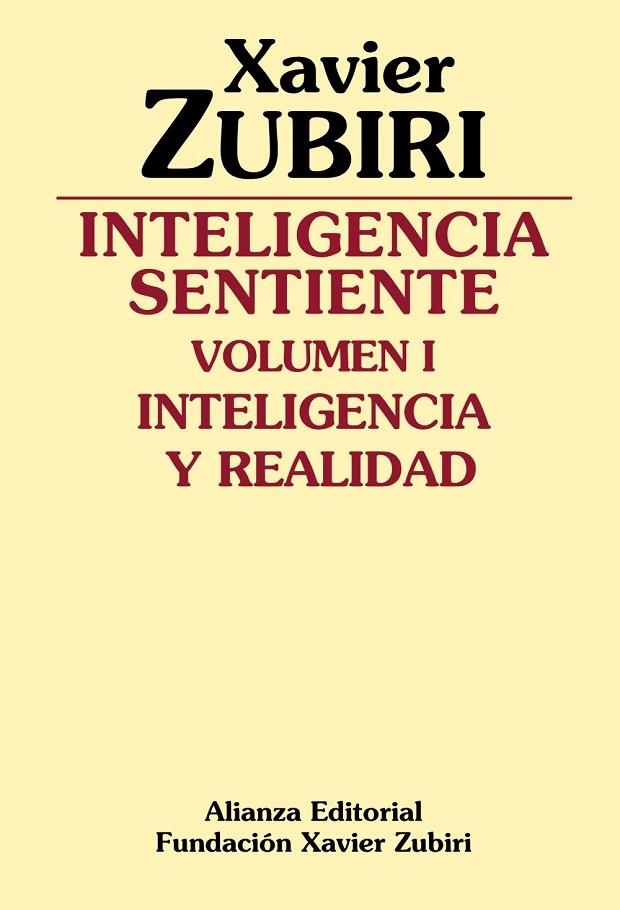 Inteligencia sentiente | 9788420690117 | Zubiri Apalategui, Xavier