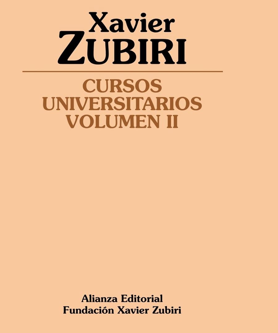 Cursos universitarios | 9788420687926 | Zubiri, Xavier