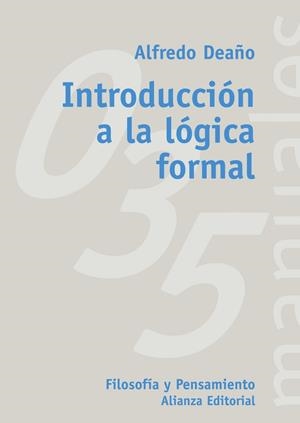 Introducción a la lógica formal | 9788420686813 | Deaño Gamallo, Alfredo