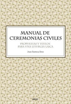 Manual de ceremonias civiles | 9788496905108 | Surroca Sens, Joan