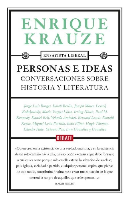 Personas e ideas | 9788499926605 | Krauze, Enrique