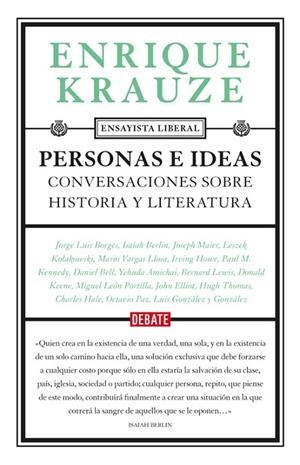 Personas e ideas | 9788499926605 | Krauze, Enrique
