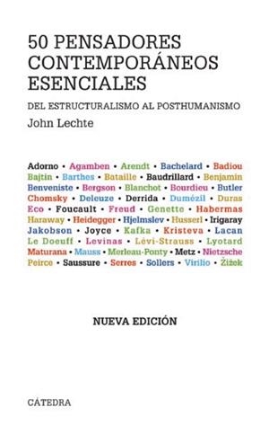 Cincuenta pensadores contemporáneos esenciales | 9788437626970 | JOHN LECHTE