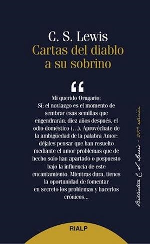 Cartas del diablo a su sobrino | 9788432147357 | Lewis , Clive Staples