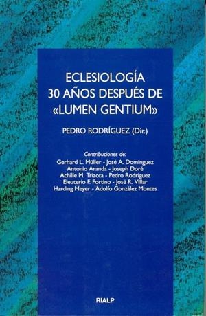 Eclesiología. 30 años después de «Lumen Gentium» | 9788432130663 | Rodríguez García, Pedro