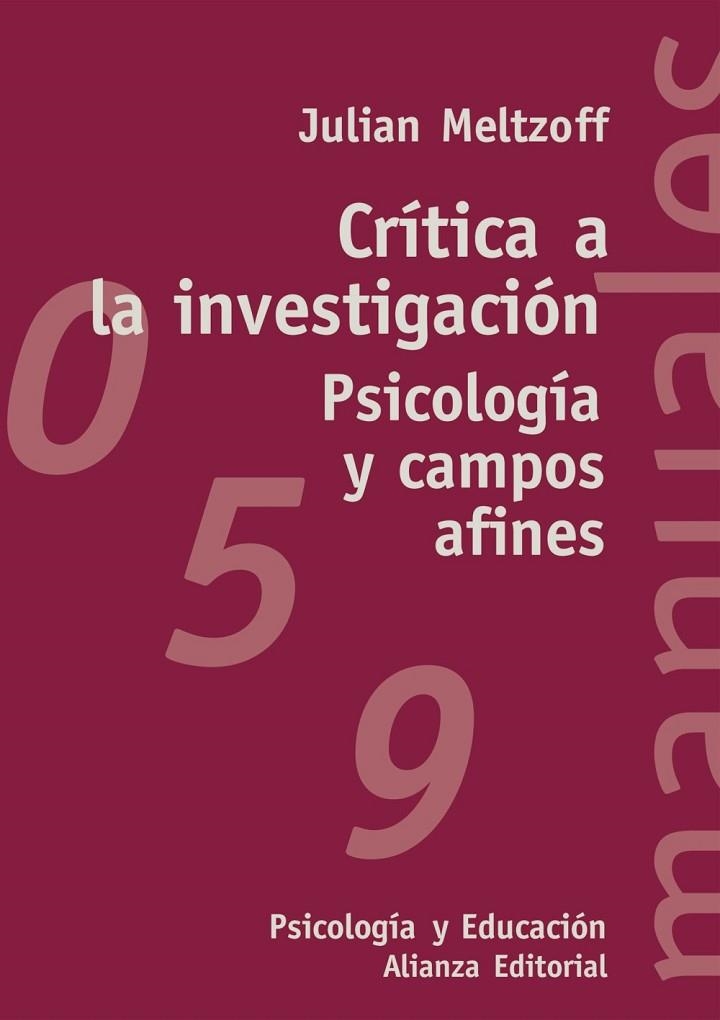 Crítica a la investigación | 9788420686646 | Meltzoff, Julian