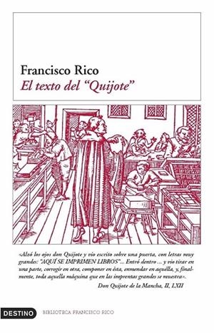 El texto del Quijote | 9788423338757 | Rico, Francisco