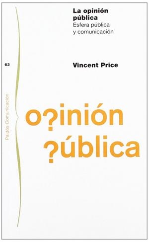 La opinión pública | 9788449300677 | Price, Vincent