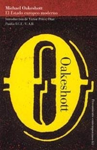 El Estado europeo moderno | 9788449309762 | Oakeshott, Michael
