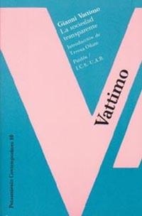 La sociedad transparente | 9788475096025 | Vattimo, Gianni