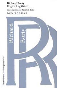 El giro lingüístico | 9788475096131 | Rorty, Richard