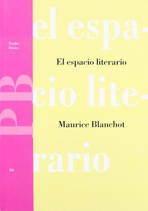 El espacio literario | 9788475097152 | Blanchot, Maurice