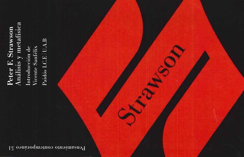 Análisis y metafísica | 9788449304729 | Strawson, Peter F.