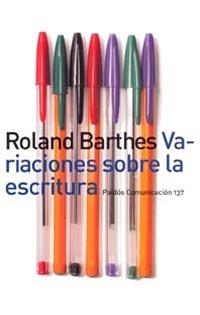 Variaciones sobre la escritura | 9788449313004 | Barthes, Roland