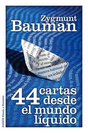 44 cartas desde el mundo líquido | 9788449325588 | Bauman, Zygmunt