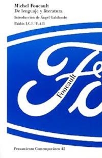 De lenguaje y literatura | 9788449302275 | Foucault, Michel