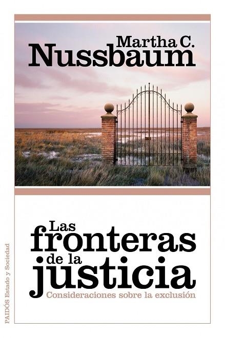 Las fronteras de la justicia | 9788449327698 | Nussbaum, Martha C.