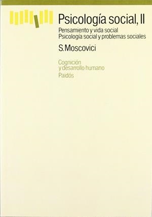 Psicología social, vol. 2 | 9788475093437 | Moscovici, Serge