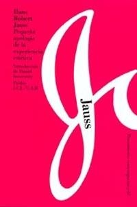 Pequeña apología de la experiencia estética | 9788449311895 | Jauss, Hans Robert