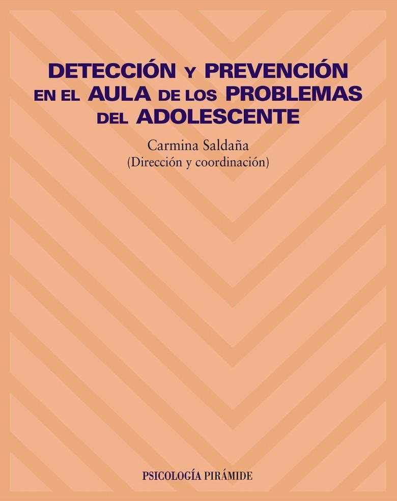 Detección y prevención en el aula de los problemas del adolescente | 9788436816013