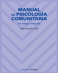 Manual de psicología comunitaria | 9788436820997 | Sánchez Vidal, Alipio