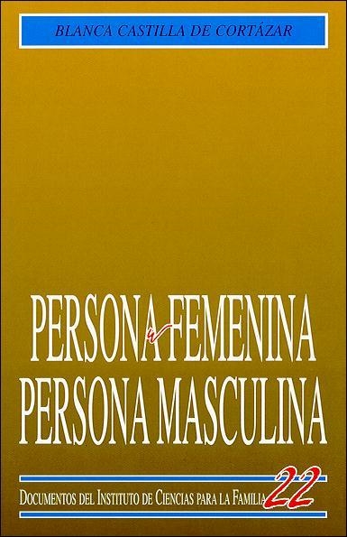 Persona femenina, persona masculina | 9788432131219 | Castilla de Cortázar, Blanca