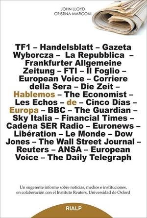 Hablemos de Europa | 9788432145407 | Aranguren, Jorge. G.;Marconi, Cristina;Lloyd, John