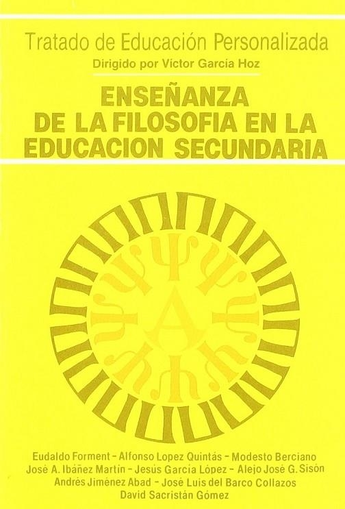 Enseñanza de la Filosofía en la Educación Secundaria | 9788432128356 | Varios autores