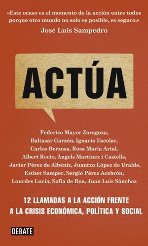 Actúa | 9788499921754 | Artal, Rosa M;, MAYOR ZARAGOZA, FEDERICO