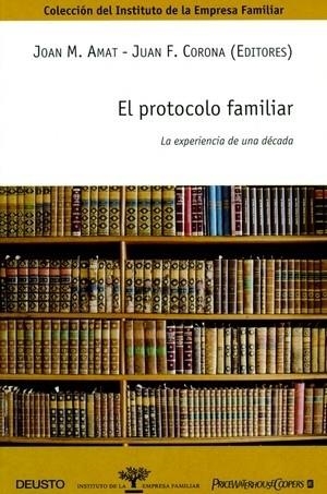 El protocolo familiar | 9788423424672 | Amat, Joan María