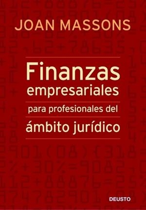 Finanzas empresariales para profesionales del ámbito jurídico | 9788423427253 | Massons Rabassa, Joan
