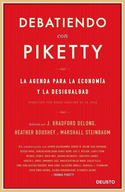 Debatiendo con Piketty | 9788423427444 | Boushey, Heather;DeLong, J. Bradford;Steinbaum, Marshall