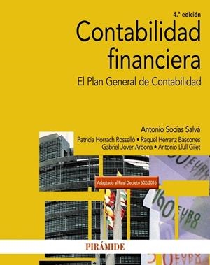 Contabilidad financiera | 9788436837377 | Socías Salvá, Antonio;Horrach Roselló, Patricia;Herranz Bascones, Raquel;Jover Arbona, Gabriel;Llull