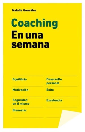 Coaching en una semana | 9788498754216 | González Villar, Natalia Paloma