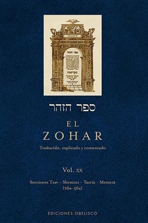 El Zohar (Vol 20) | 9788491110583 | BAR IOJAI, RABI SHIMON