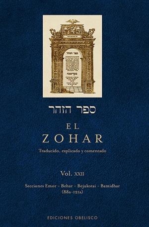 El Zohar.  (Vol. 22) | 9788491112235 | BAR IOJAI, RABI SHIMON